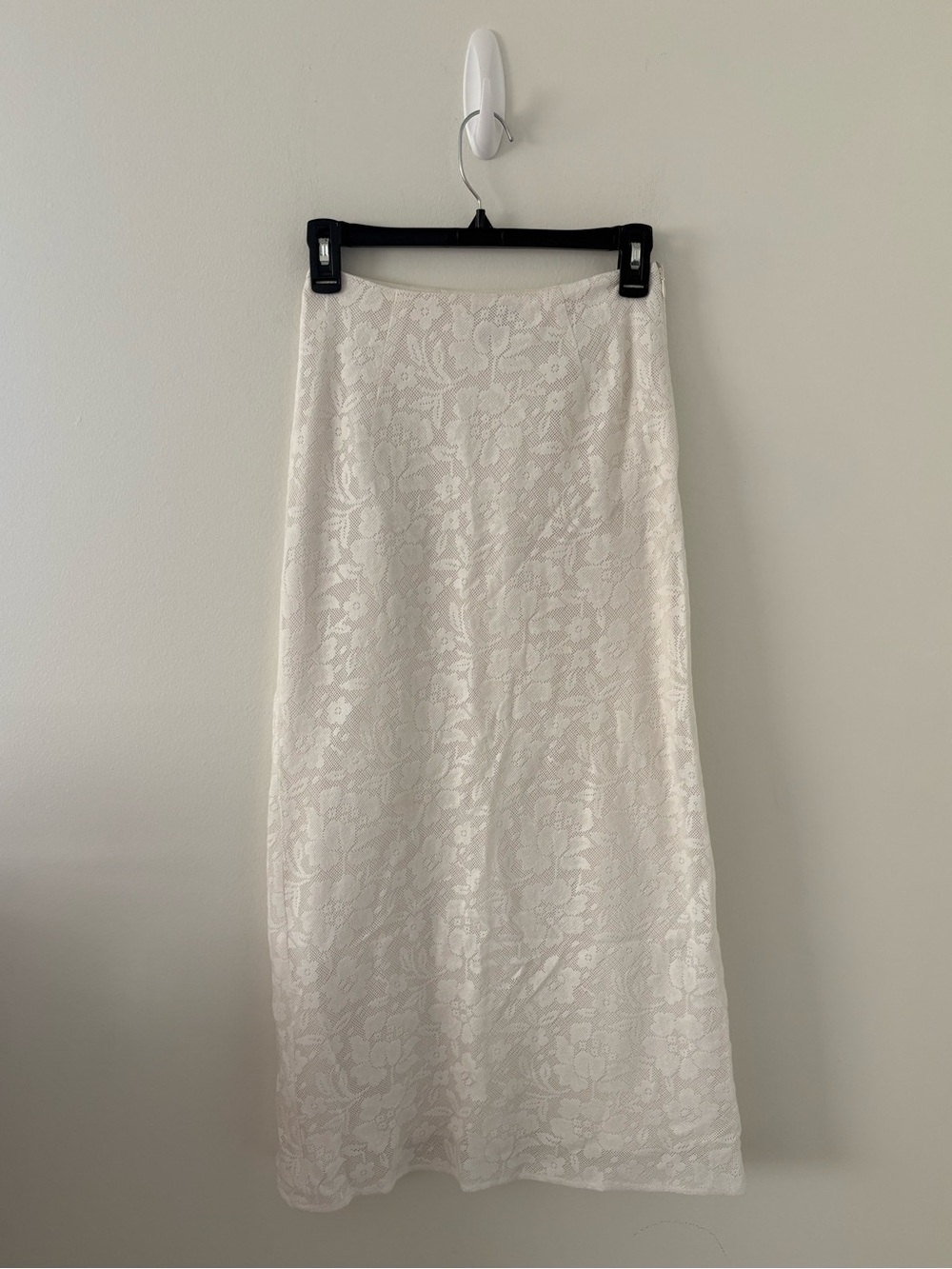 SABO White Lace Maxi Skirt XS